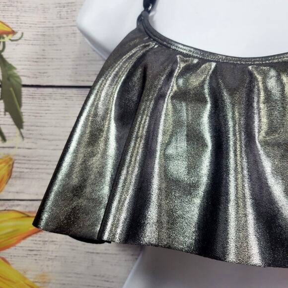 NWT Oreageous Silver 2 piece Swim Suit Size L and XL - Picture 2 of 7